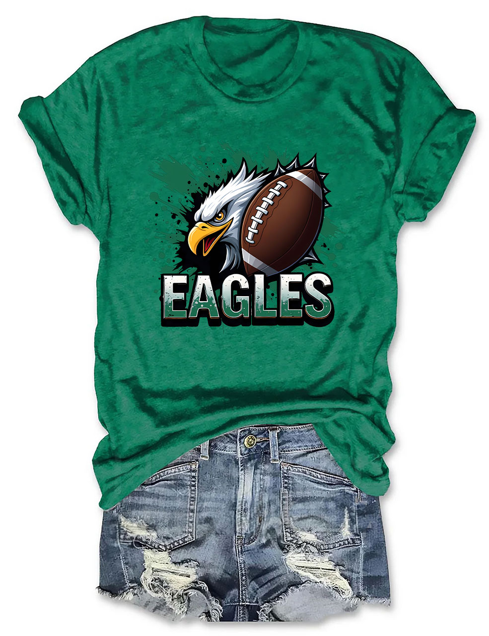 Eagles Game Day Football T-Shirt