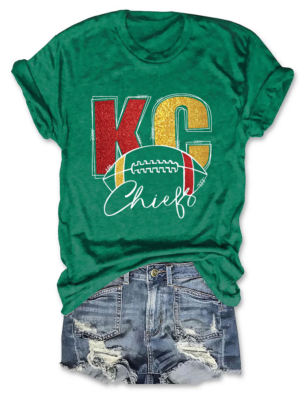 KC Chiefs Football T-Shirt