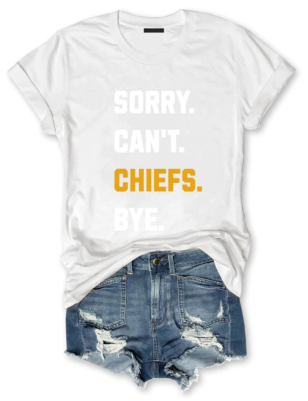 Sorry Can't Chiefs Bye Football T-Shirt