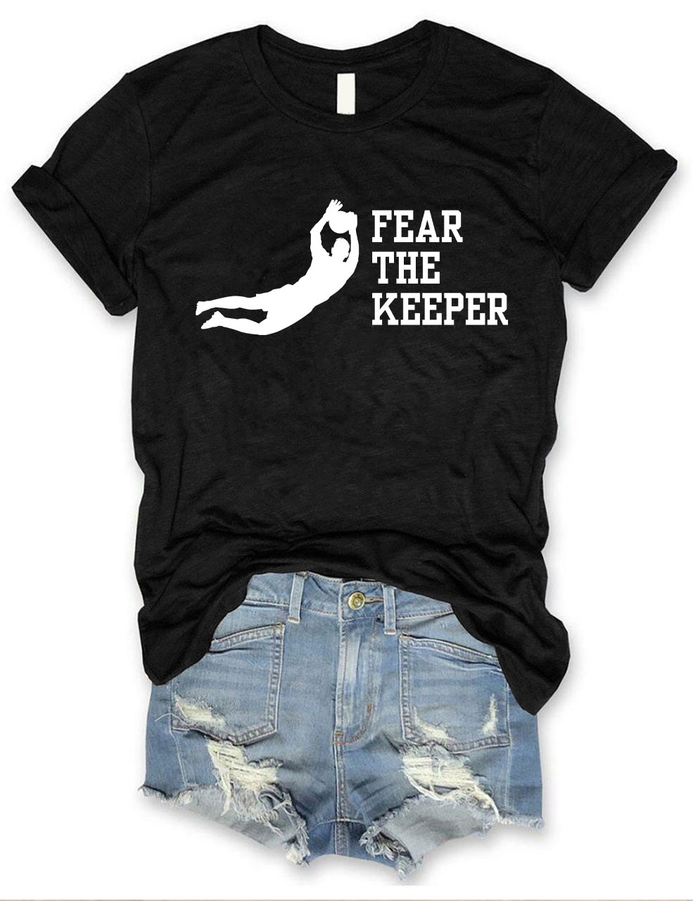 Goalkeeper My Goal is to Deny Yours Football T-shirt