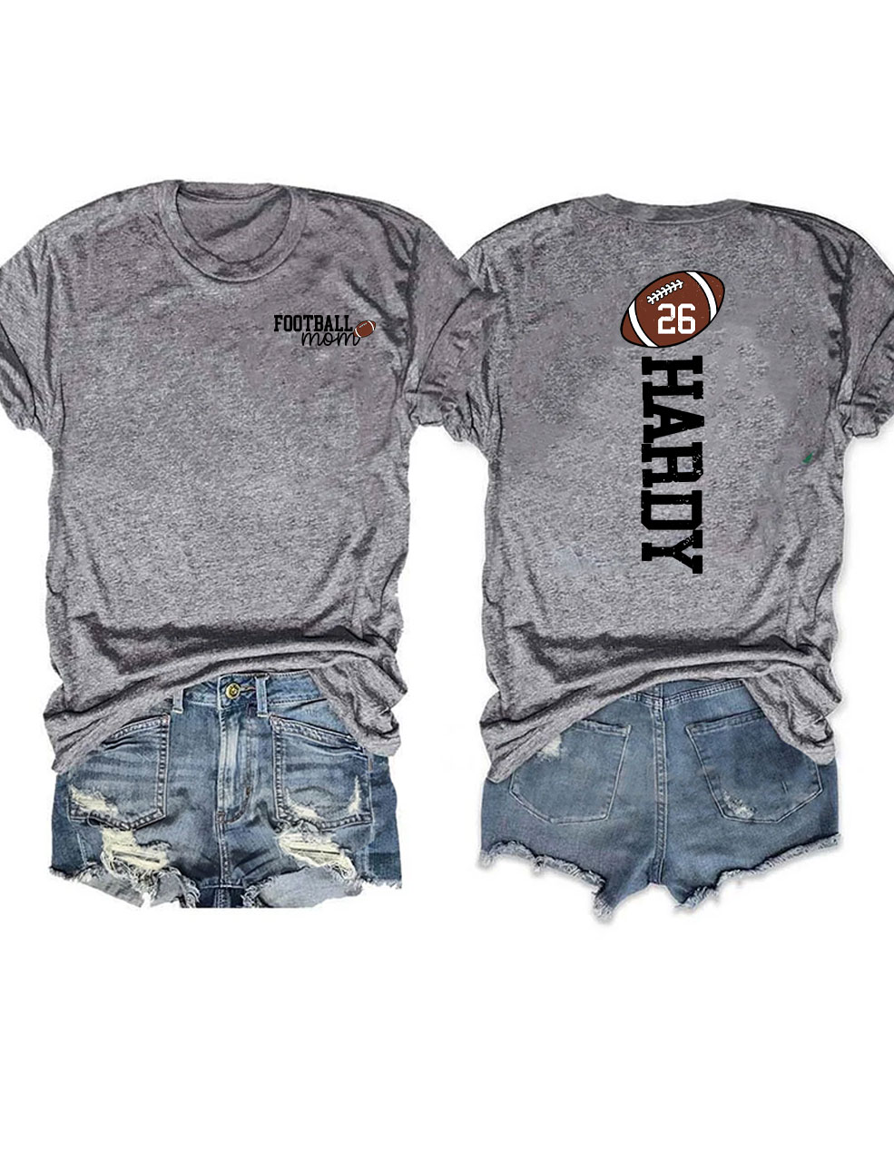 Football Mom Custom T-shirt