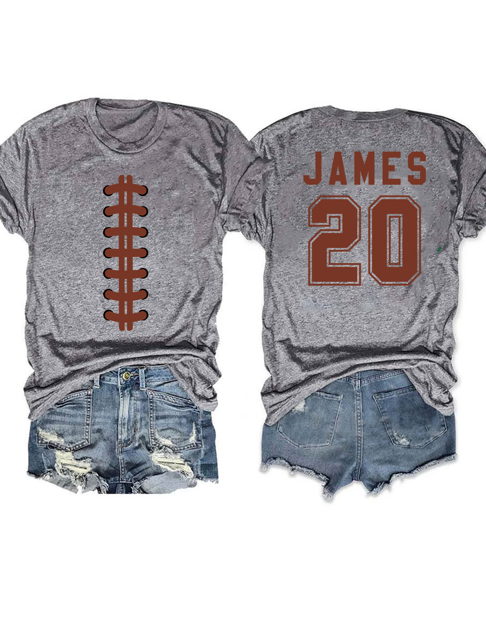 Football Mom Custom T-shirt