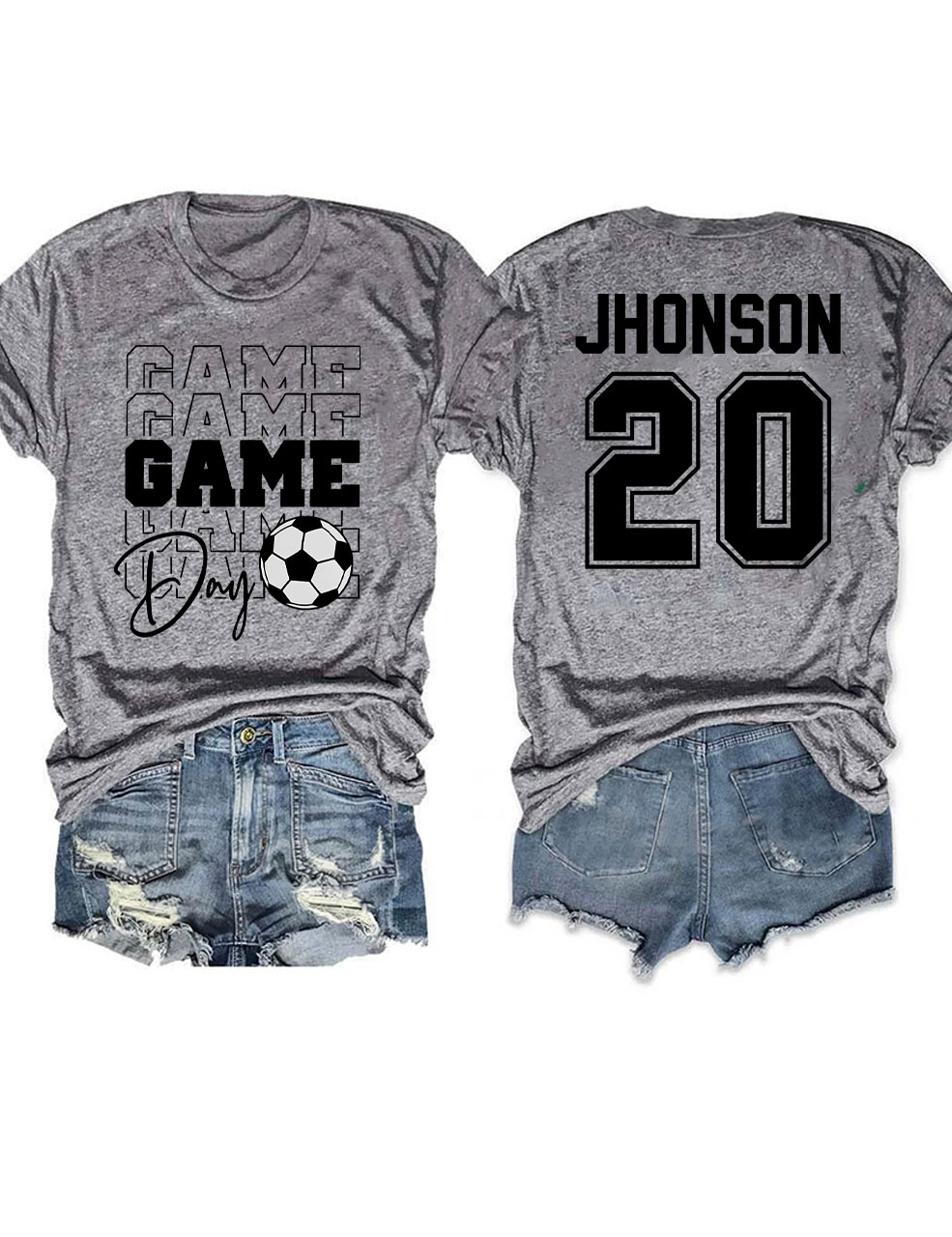 Custom Football Game Day T-shirt