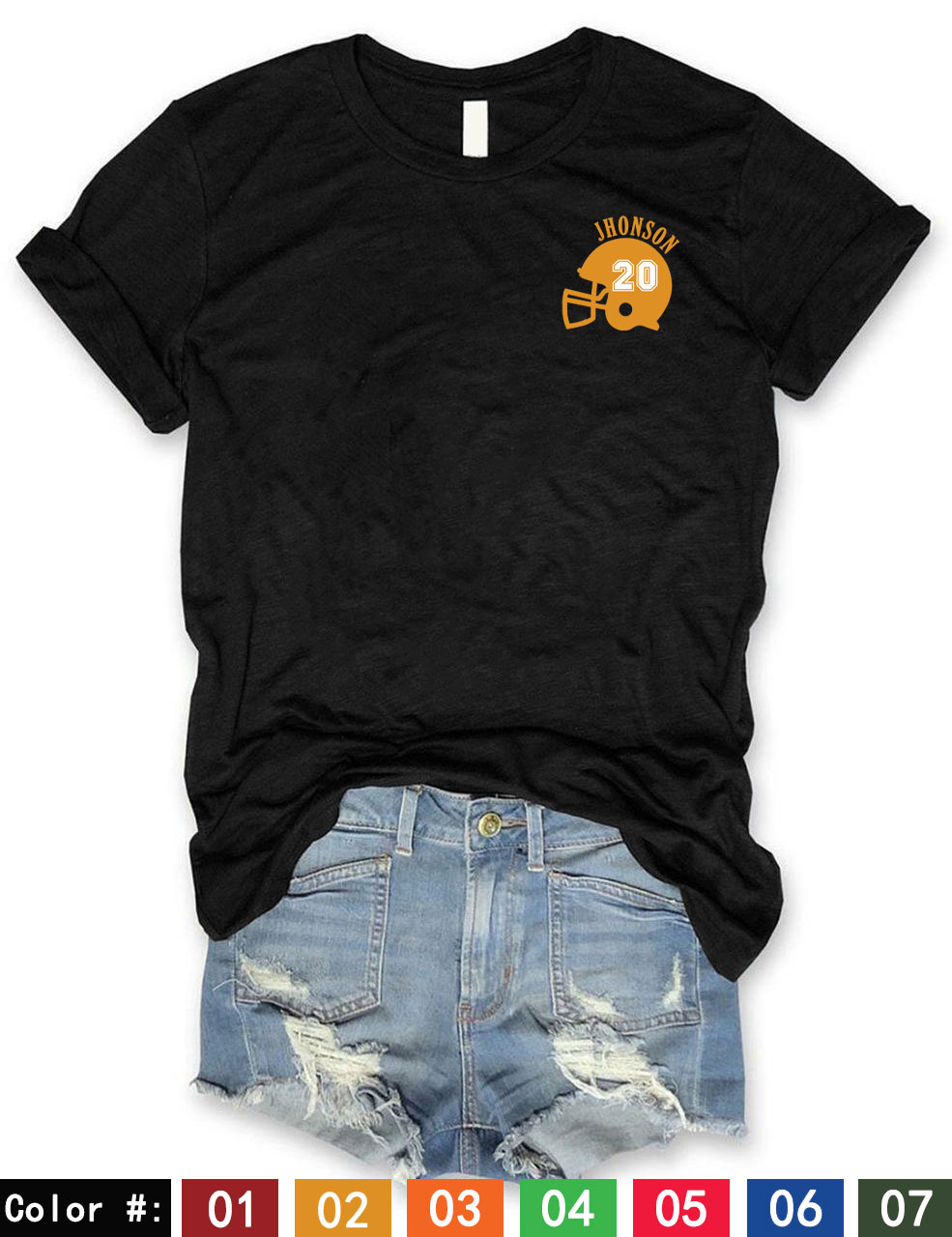 Custom Football T-shirt