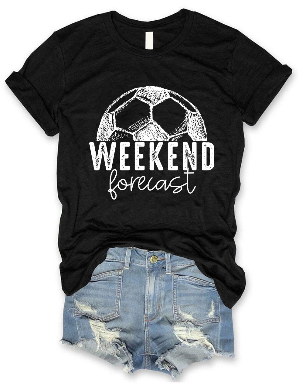 Weekend Forecast Soccer T-shirt