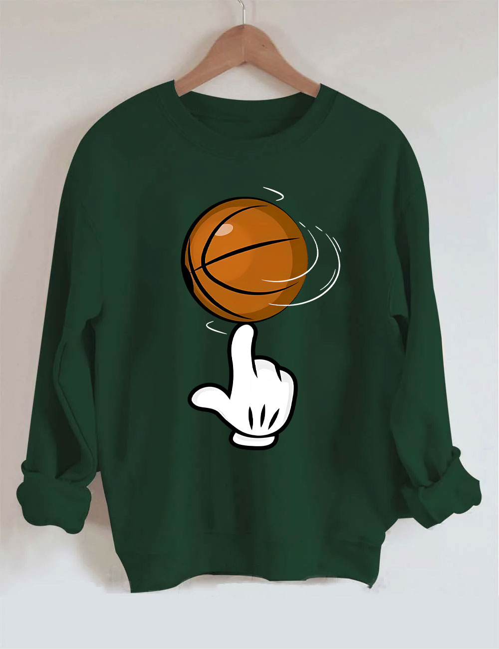 Basketball Finger Sweatshirt