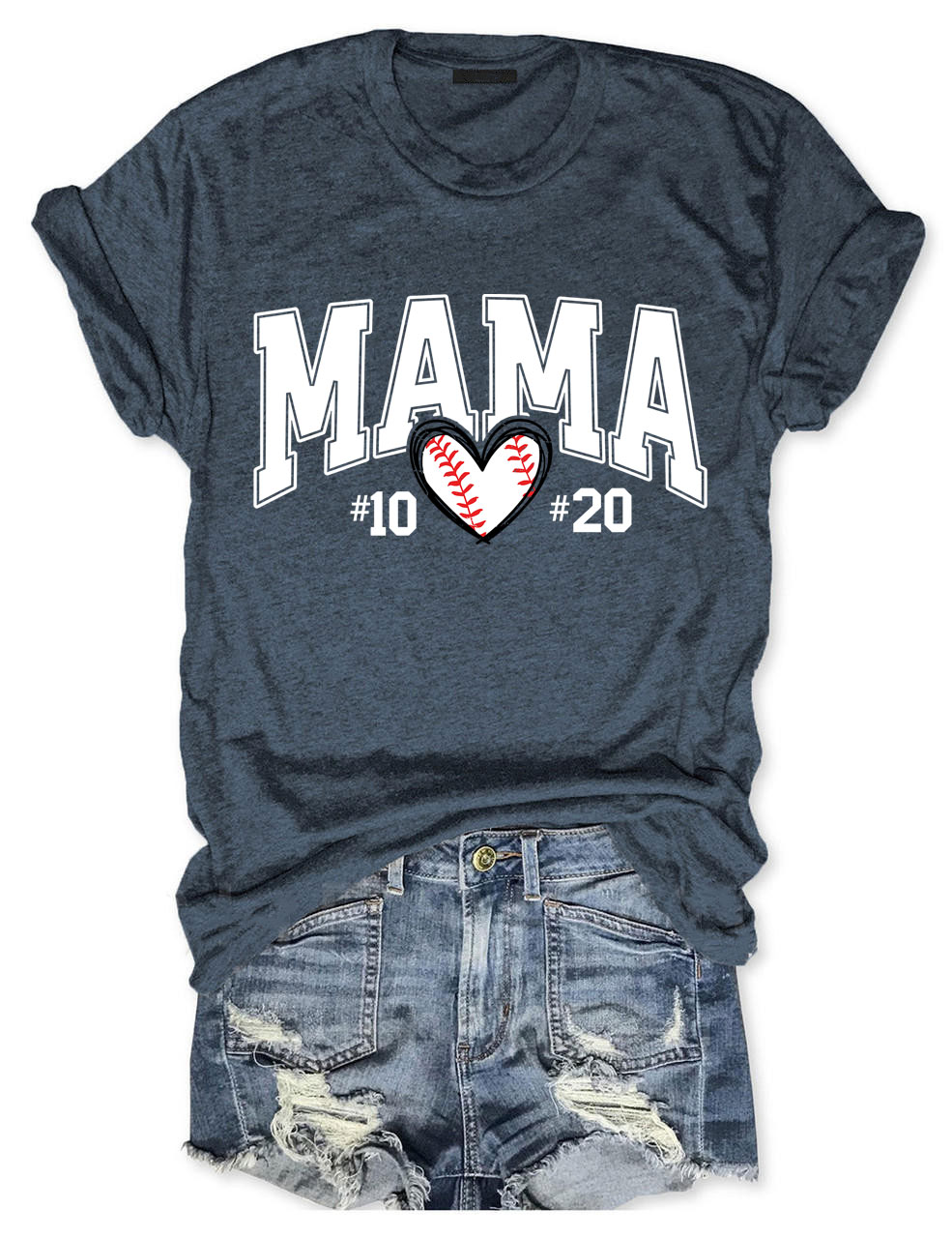 Custom Baseball Mom T-Shirt