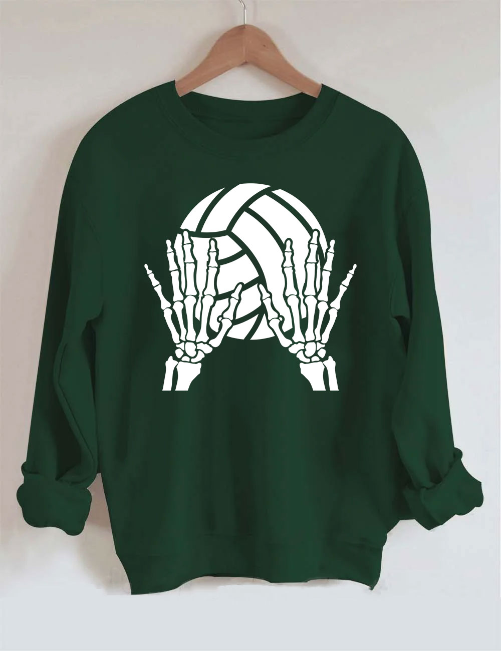 Volleyball Skeleton Hands Sweatshirt