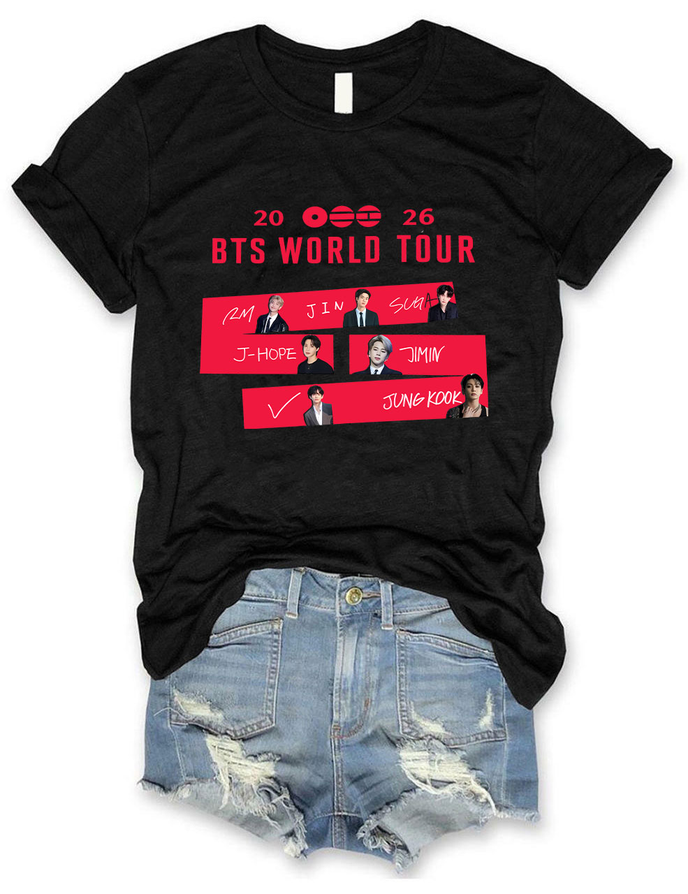 Boy Band BTS Kpop T-shirt