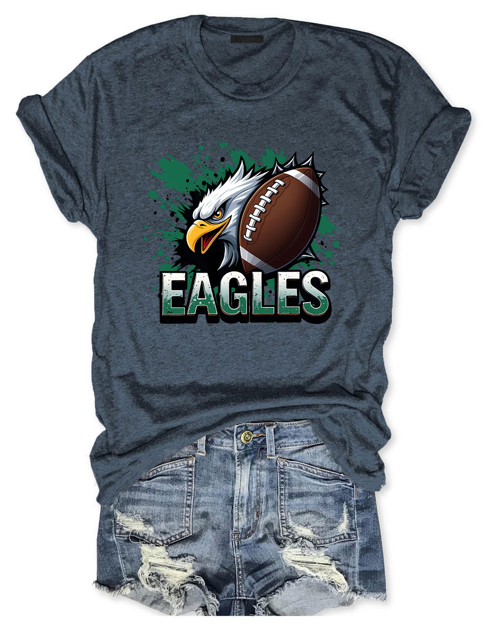 Eagles Game Day Football T-Shirt