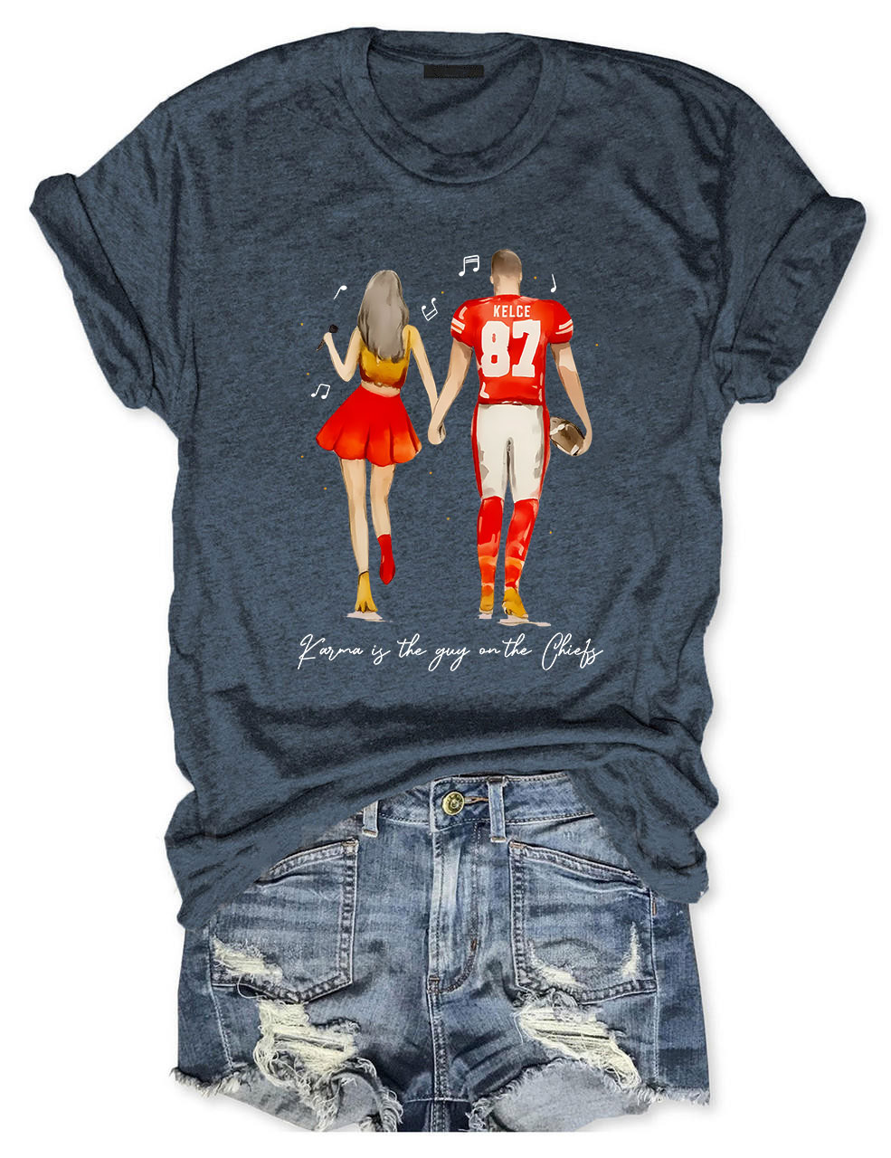 Taylor and Travis Chiefs Football T-Shirt