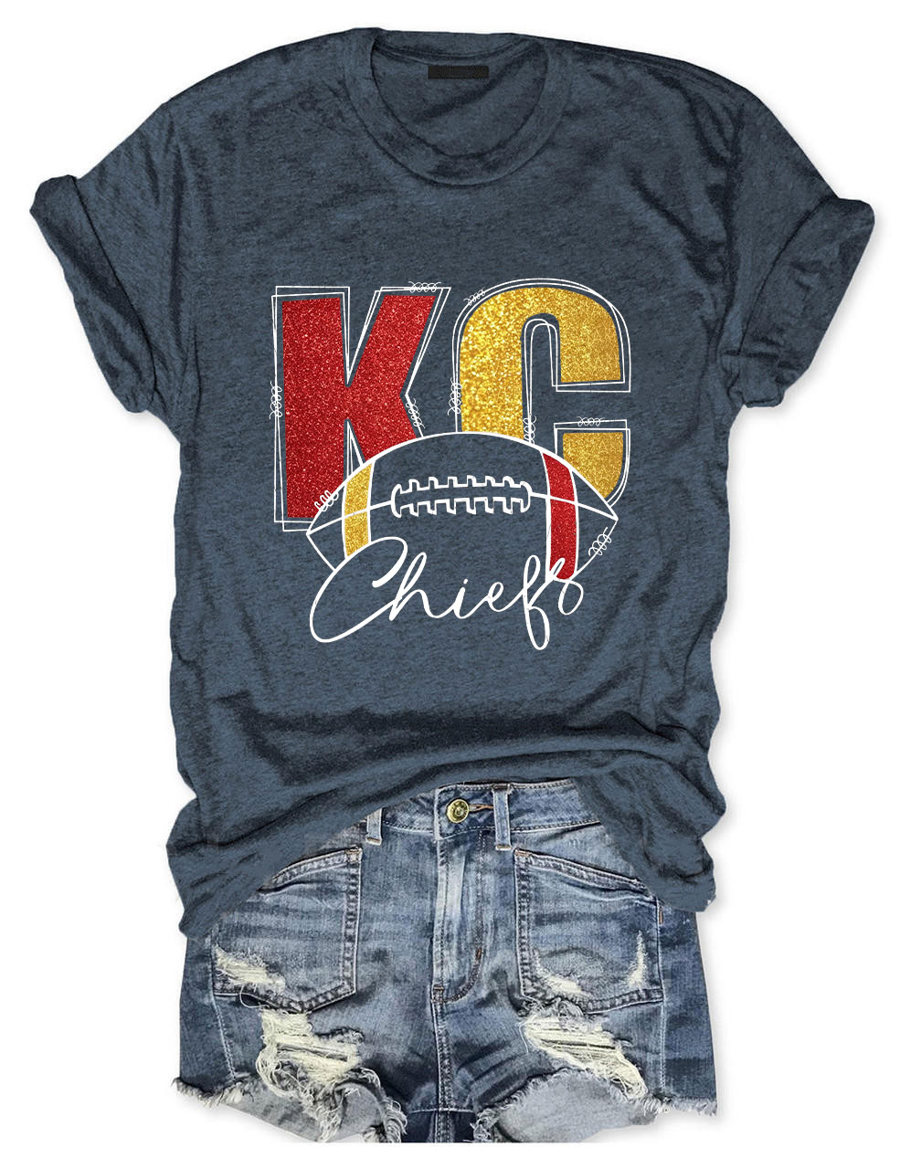 KC Chiefs Football T-Shirt