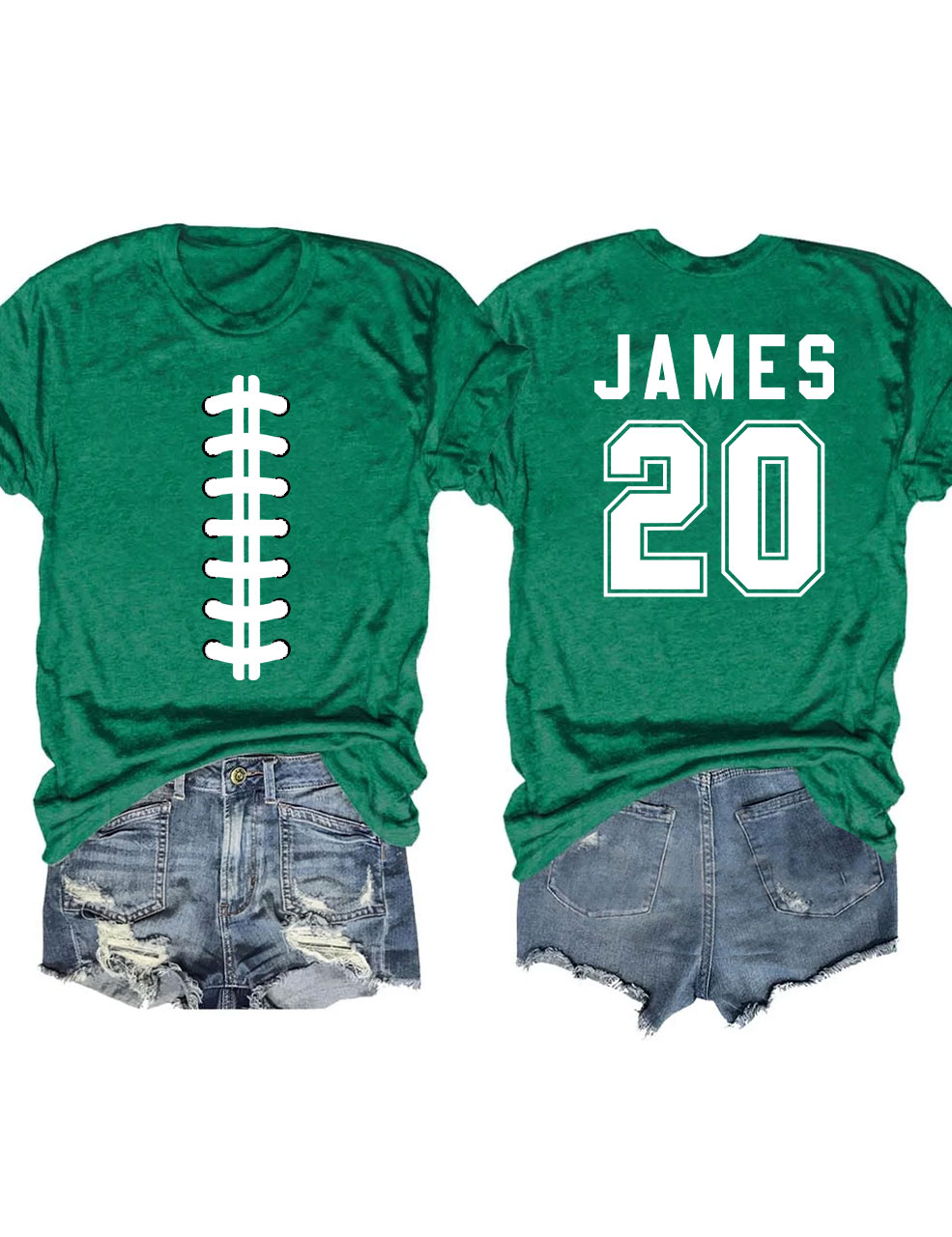 Football Mom Custom T-shirt