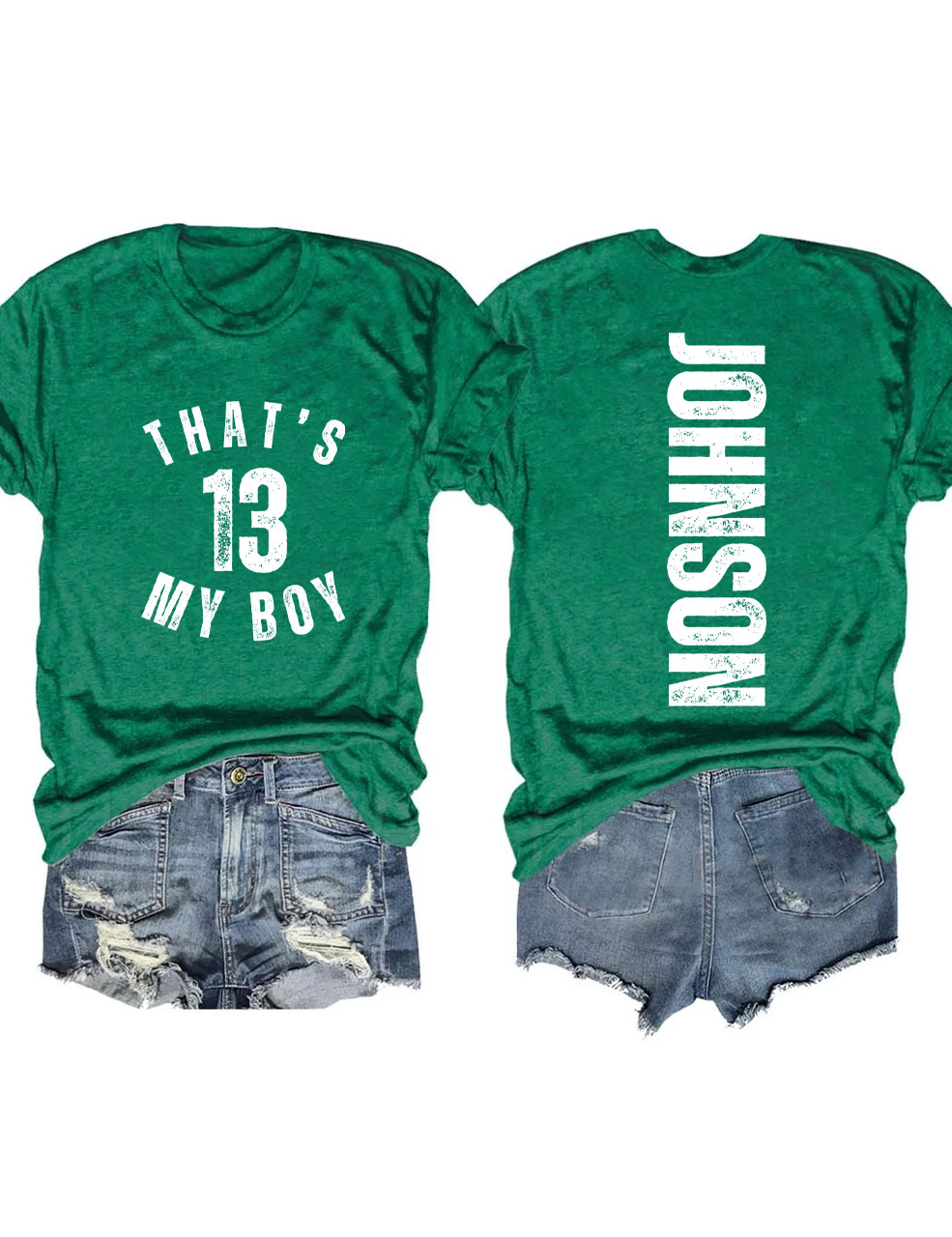 Custom That's My Boy Football Mom T-shirt