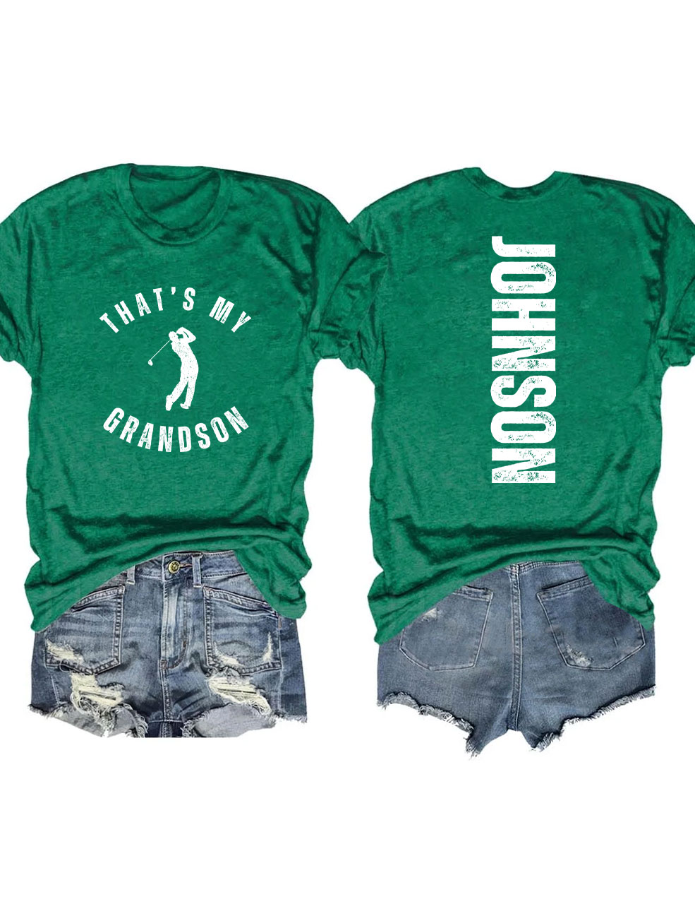 Custom That's My Grandson Golf T-shirt