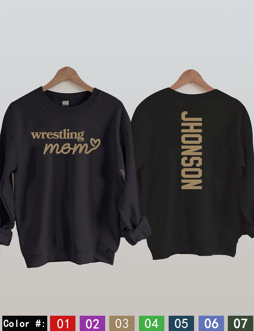 Custom Wrestling Mom Sweatshirt