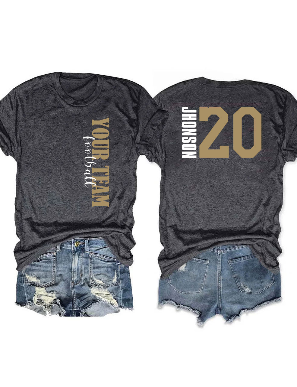 Custom Football T-shirt