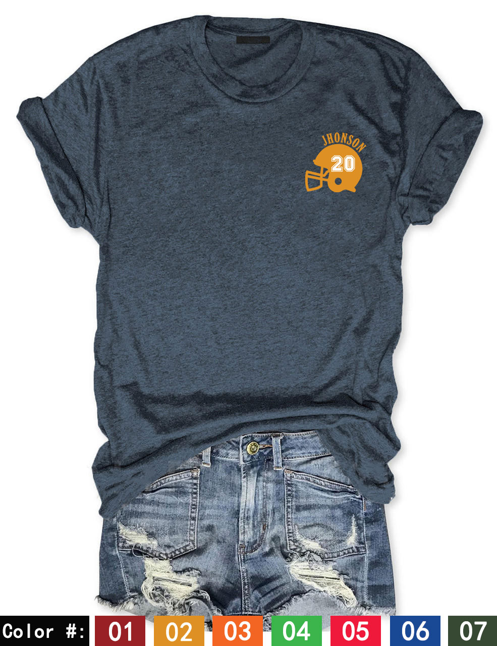 Custom Football T-shirt