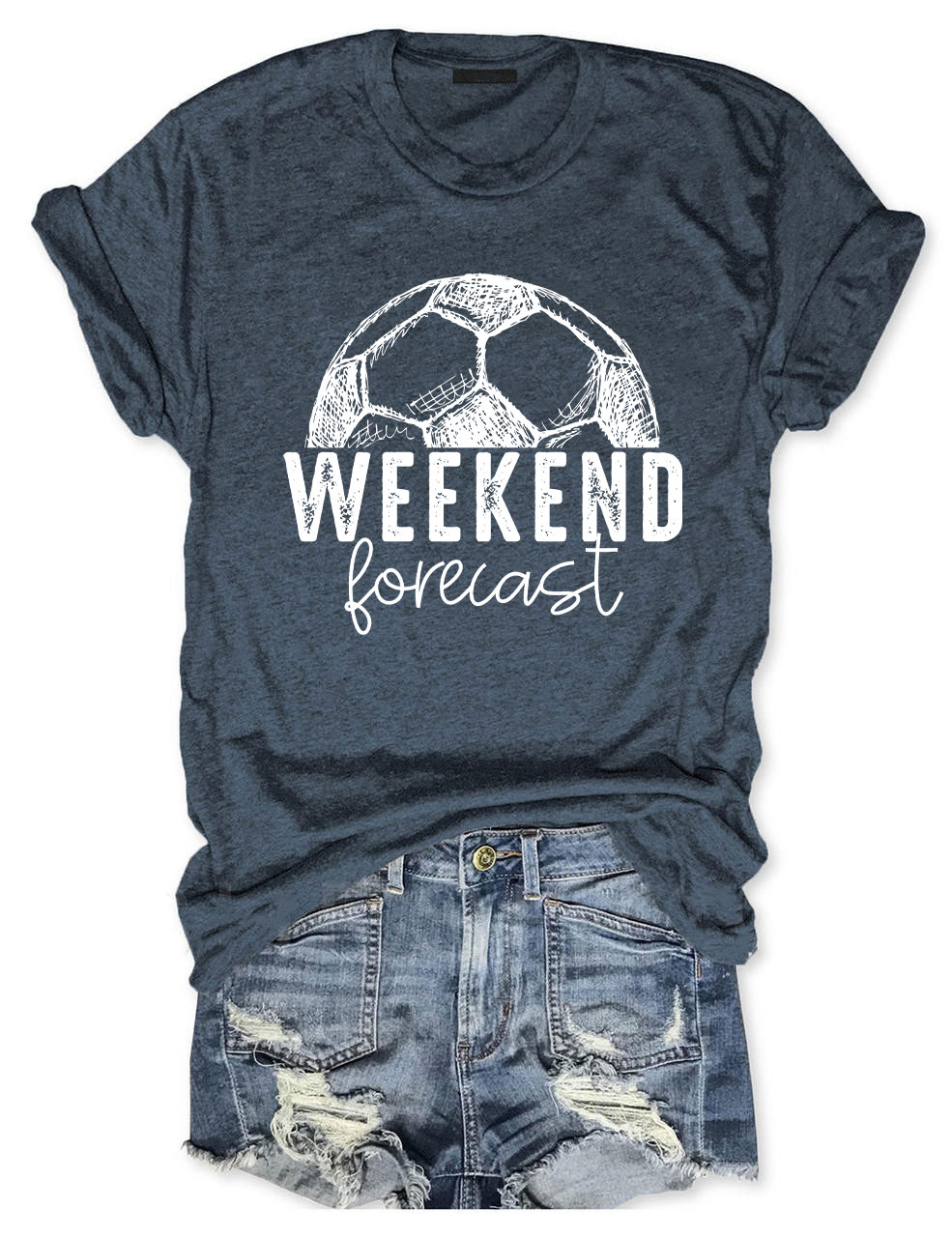 Weekend Forecast Soccer T-shirt