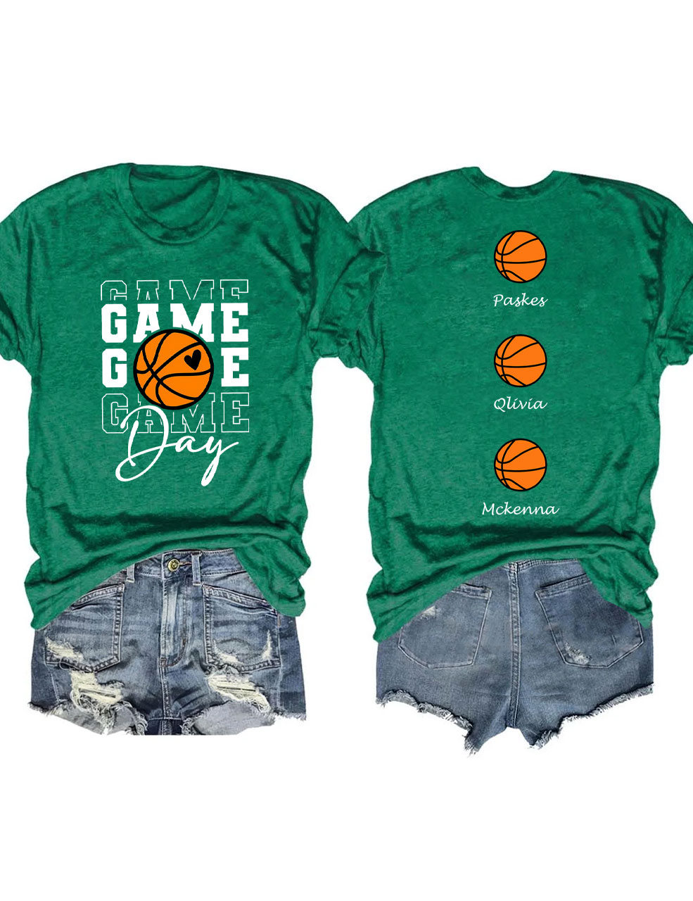 Custom Basketball Game Day T-shirt