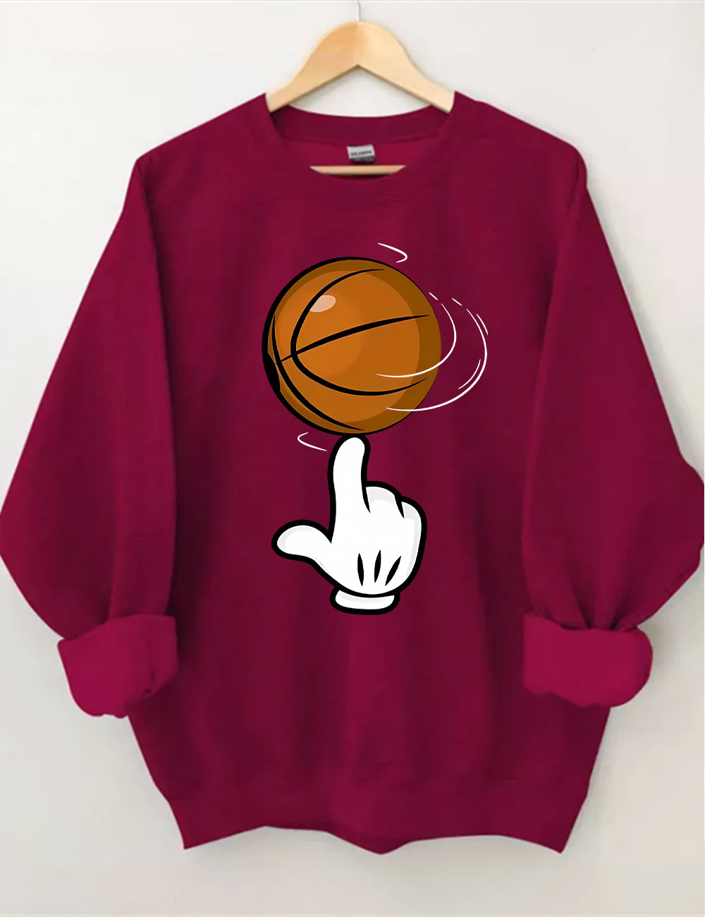 Basketball Finger Sweatshirt