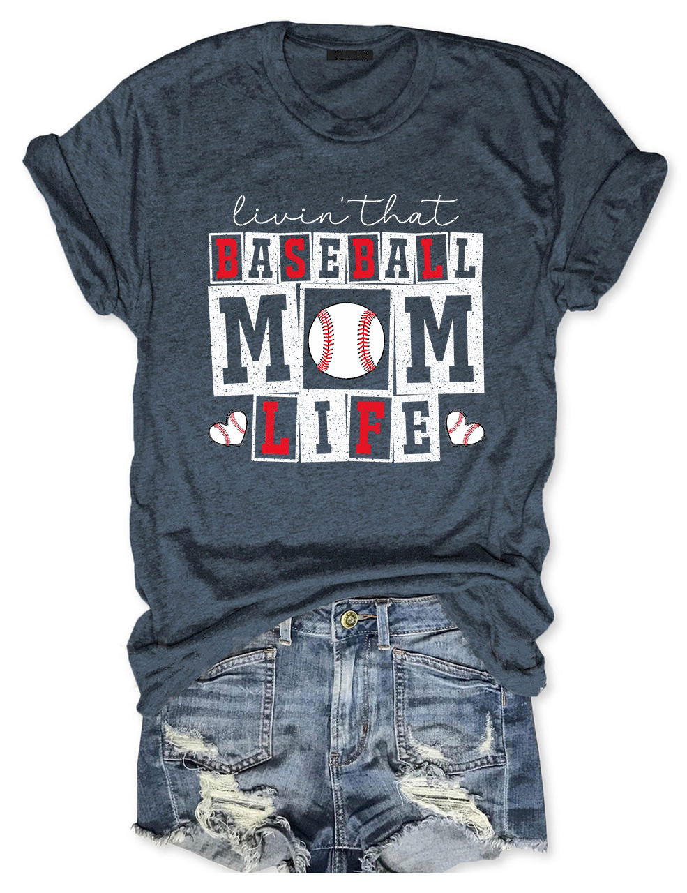 Baseball Mom Life T-shirt
