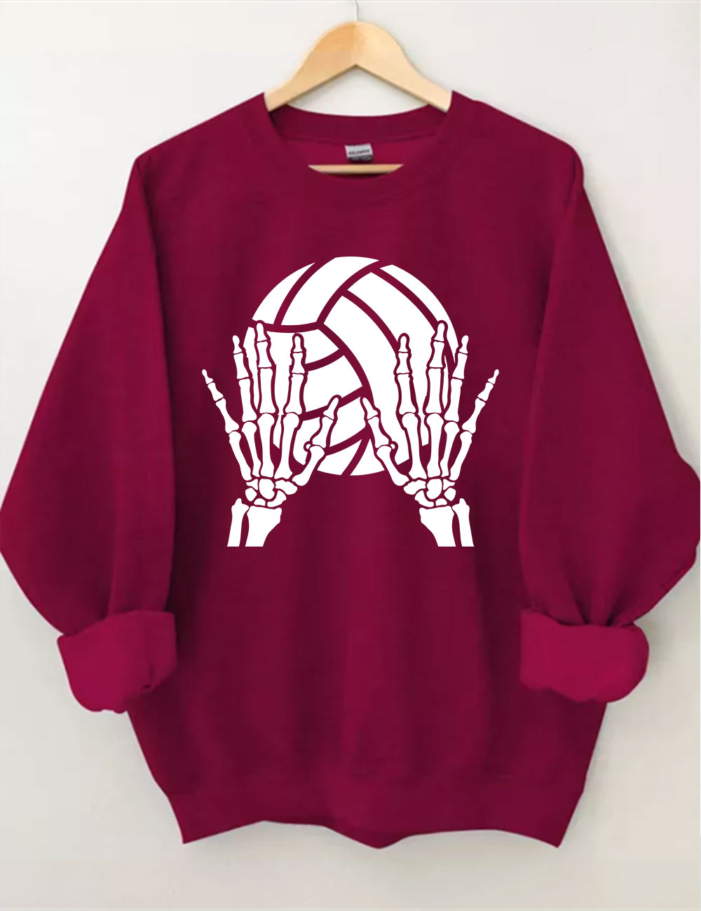 Volleyball Skeleton Hands Sweatshirt
