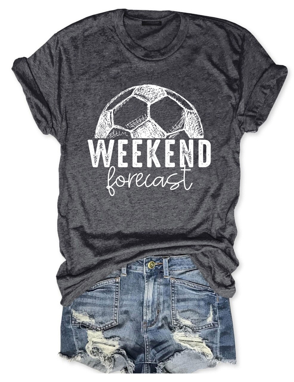 Weekend Forecast Soccer T-shirt
