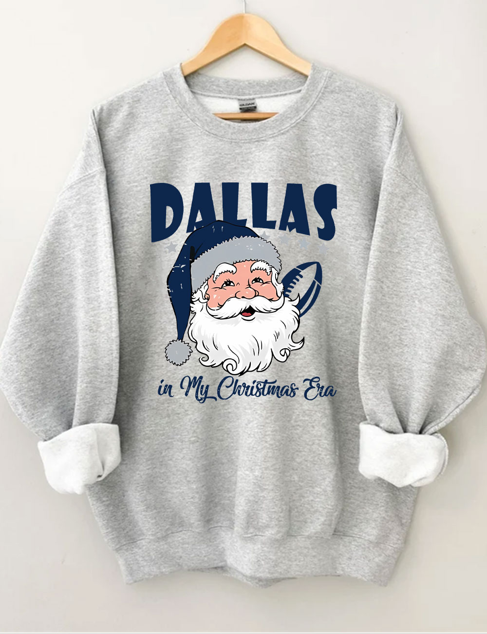 Vintage Dallas Football In My Christmas Era Sweatshirt