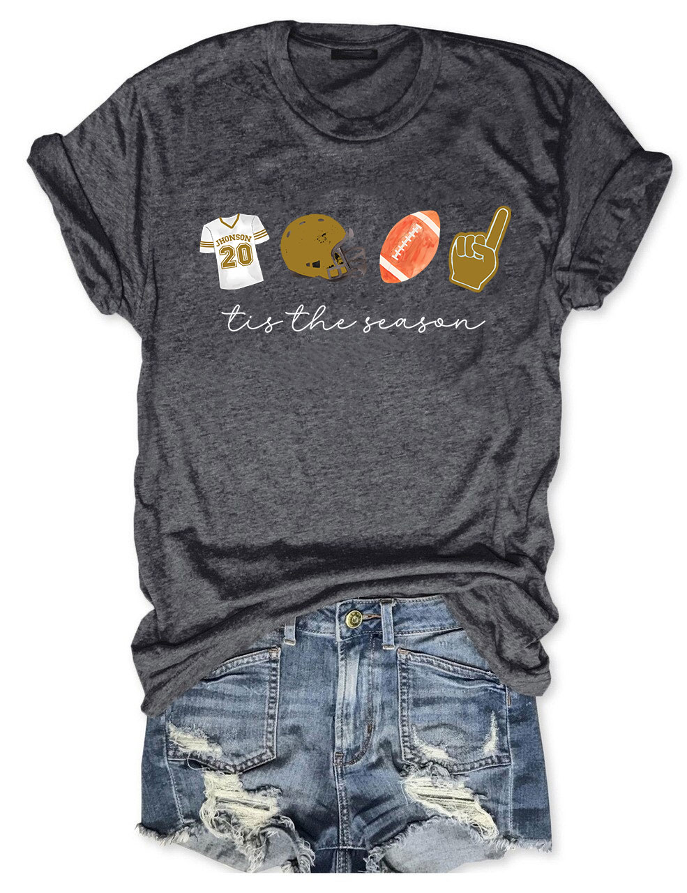Custom Football Tis the Season T-shirt
