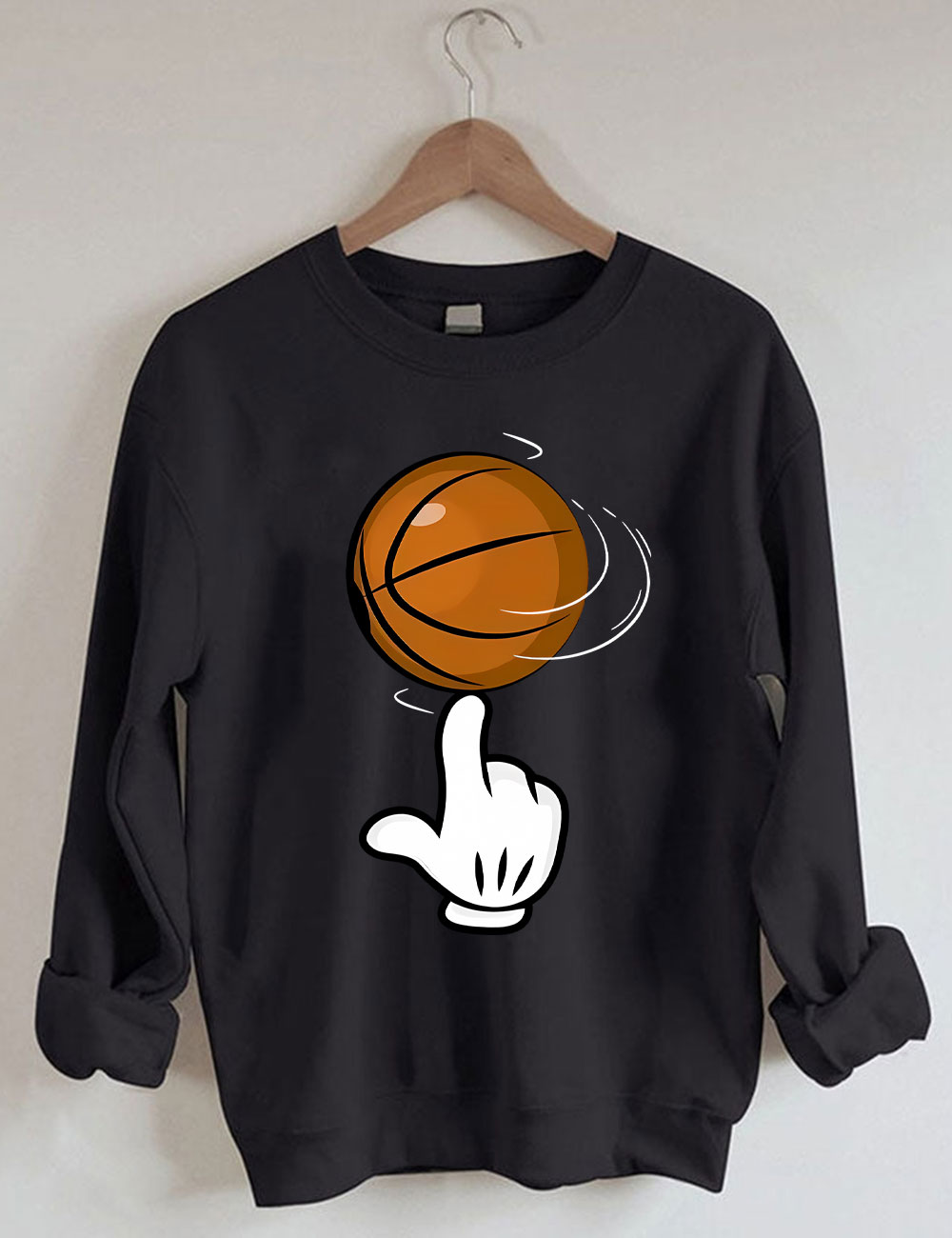 Basketball Finger Sweatshirt