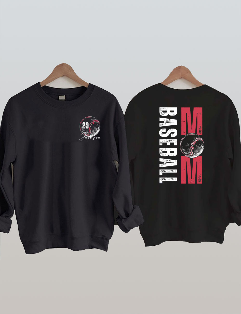 Custom Baseball Mom Sweatshirt