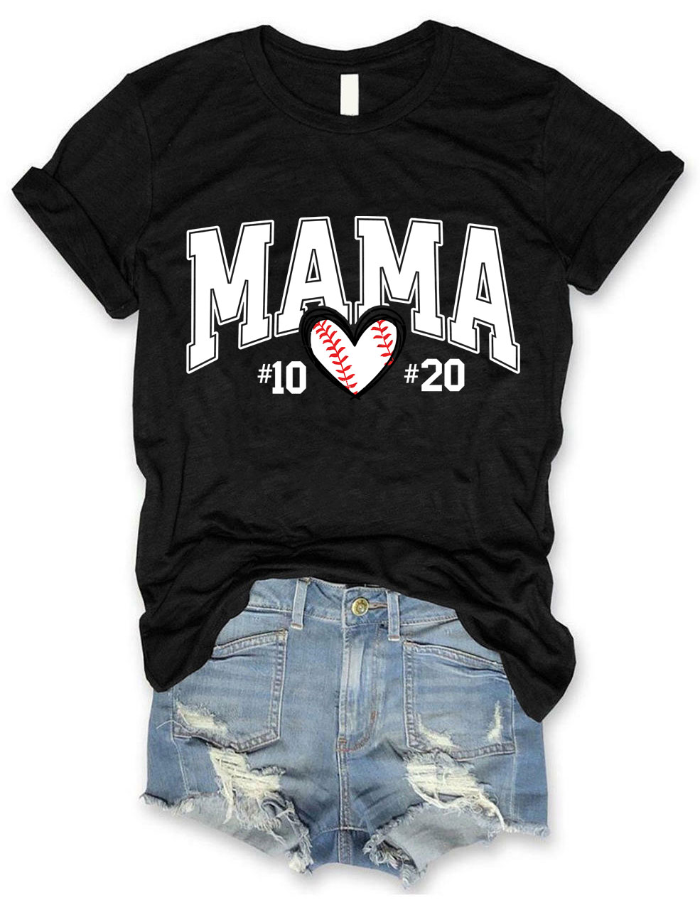 Custom Baseball Mom T-Shirt