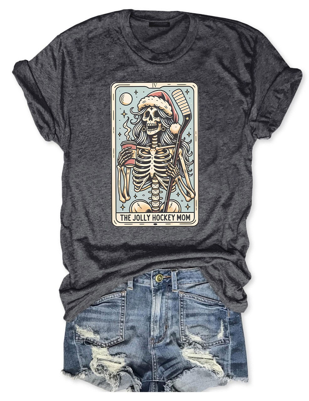 THE JOLLY HOCKEY MOM T-shirt