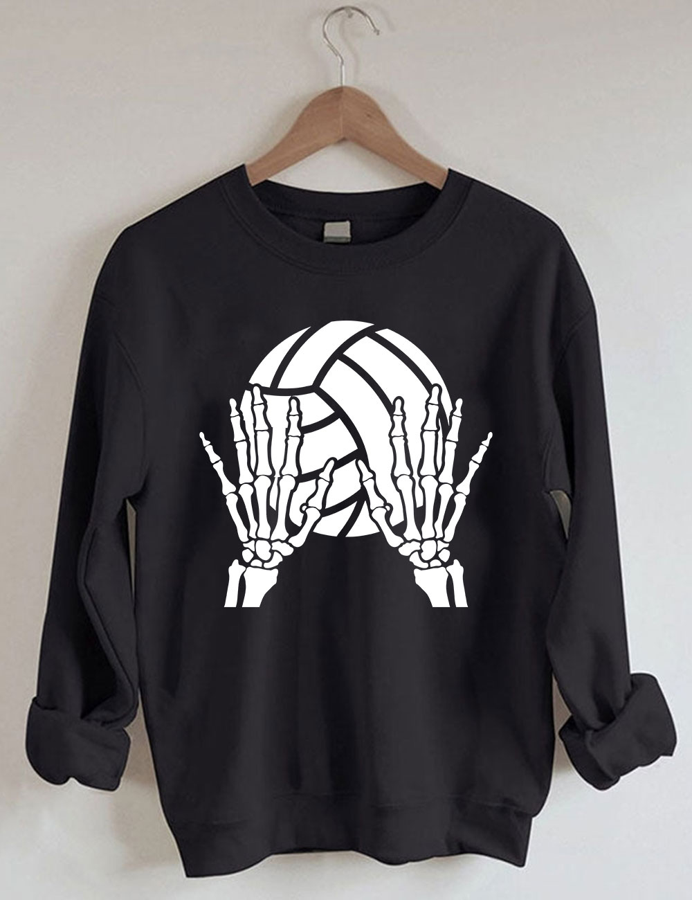 Volleyball Skeleton Hands Sweatshirt