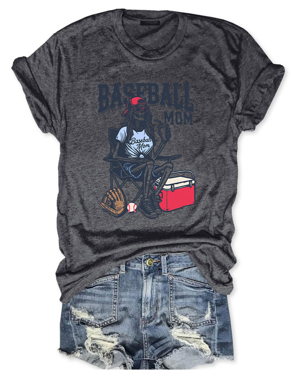 Funny Baseball Mom T-shirt