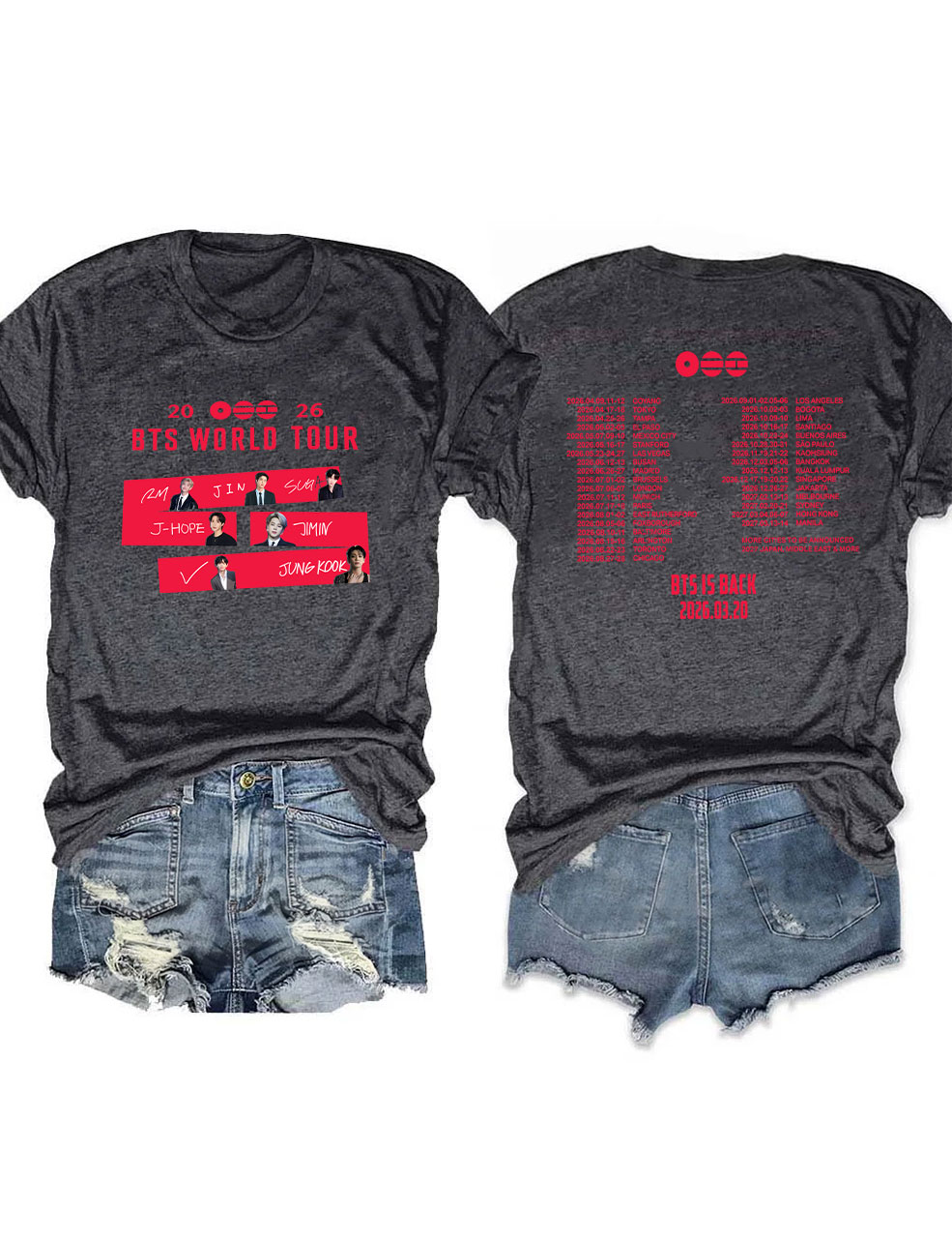 Boy Band BTS Kpop T-shirt