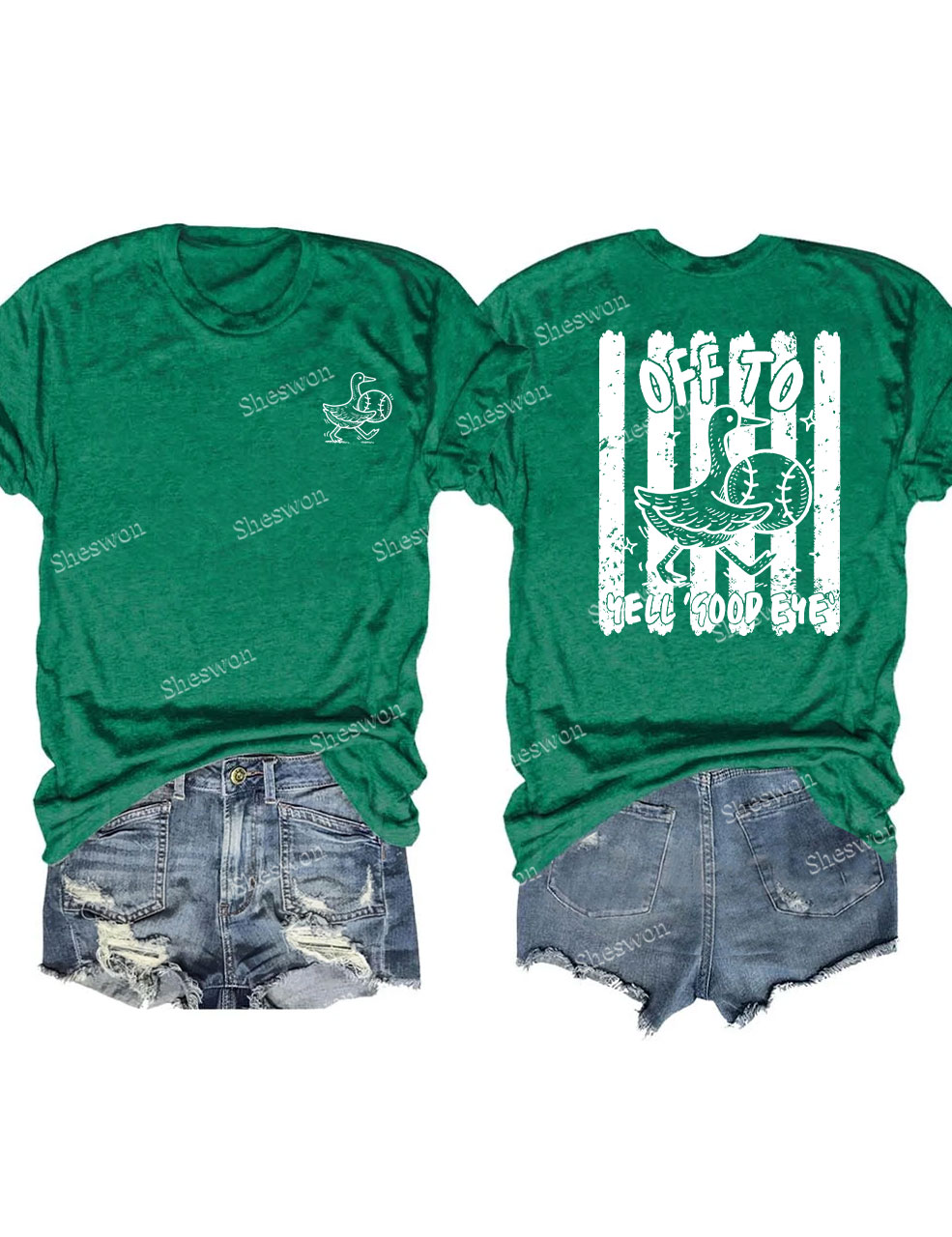 Goose Game Day Funny Baseball T-Shirt