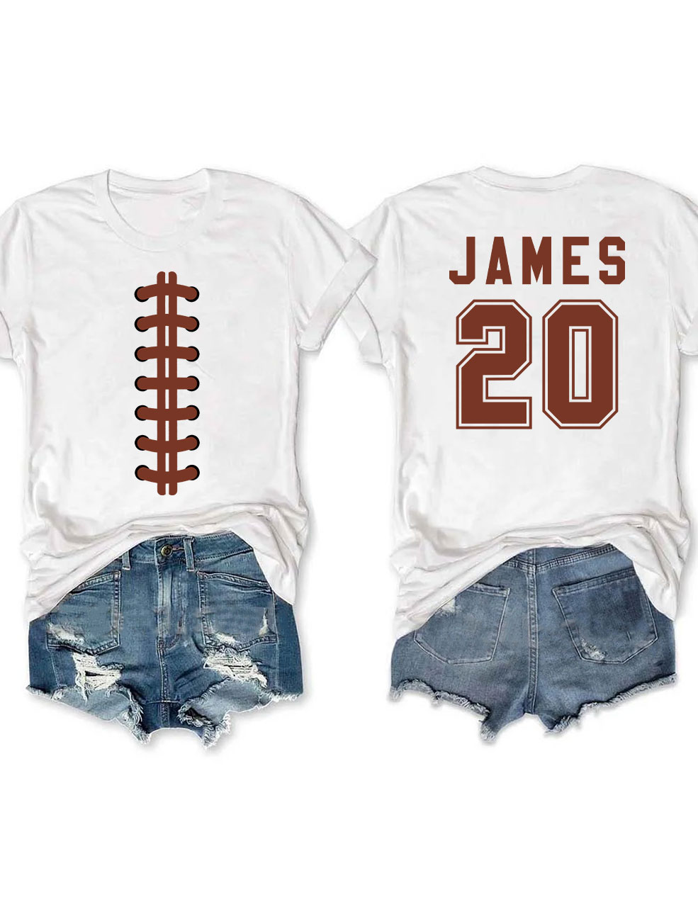 Football Mom Custom T-shirt