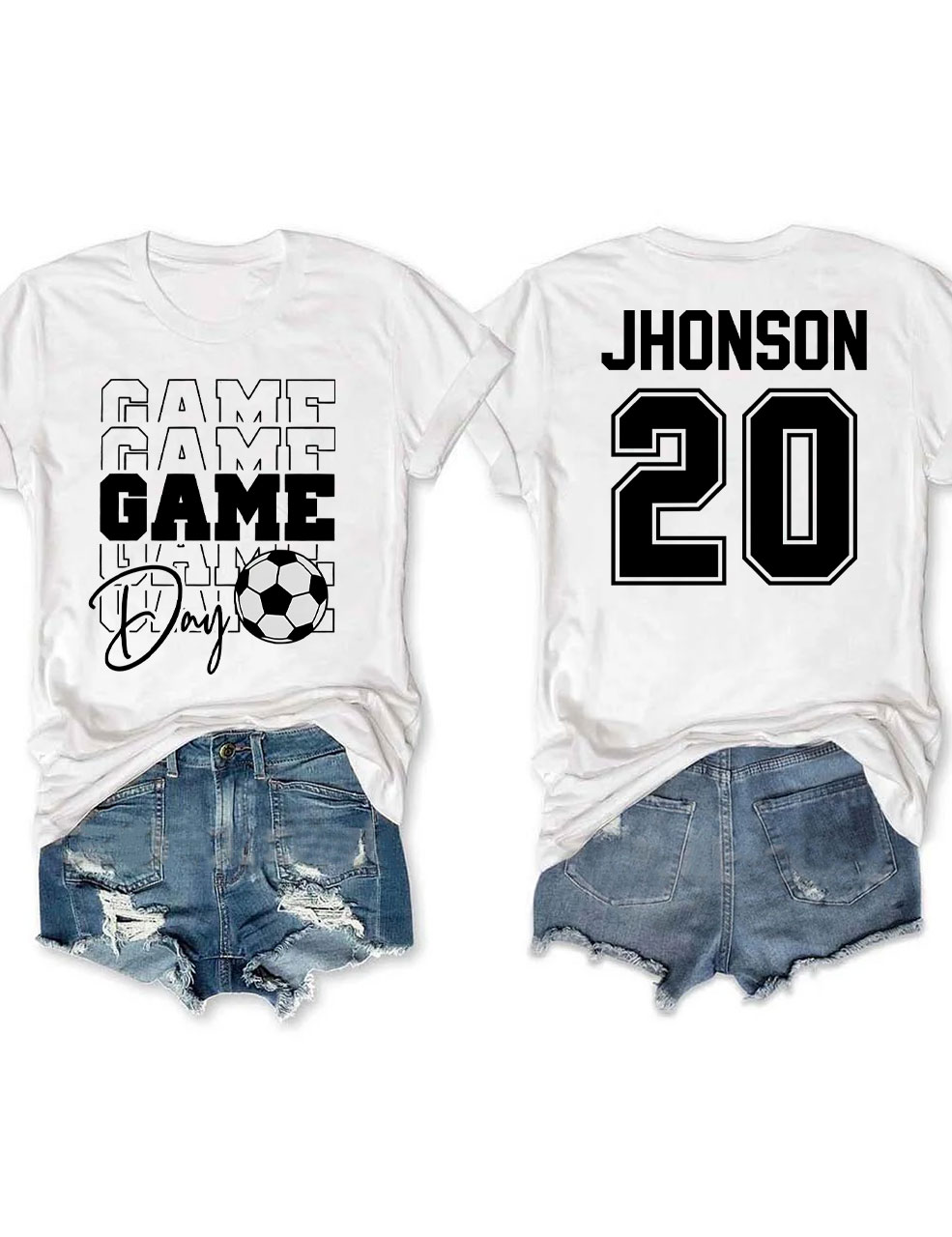 Custom Football Game Day T-shirt