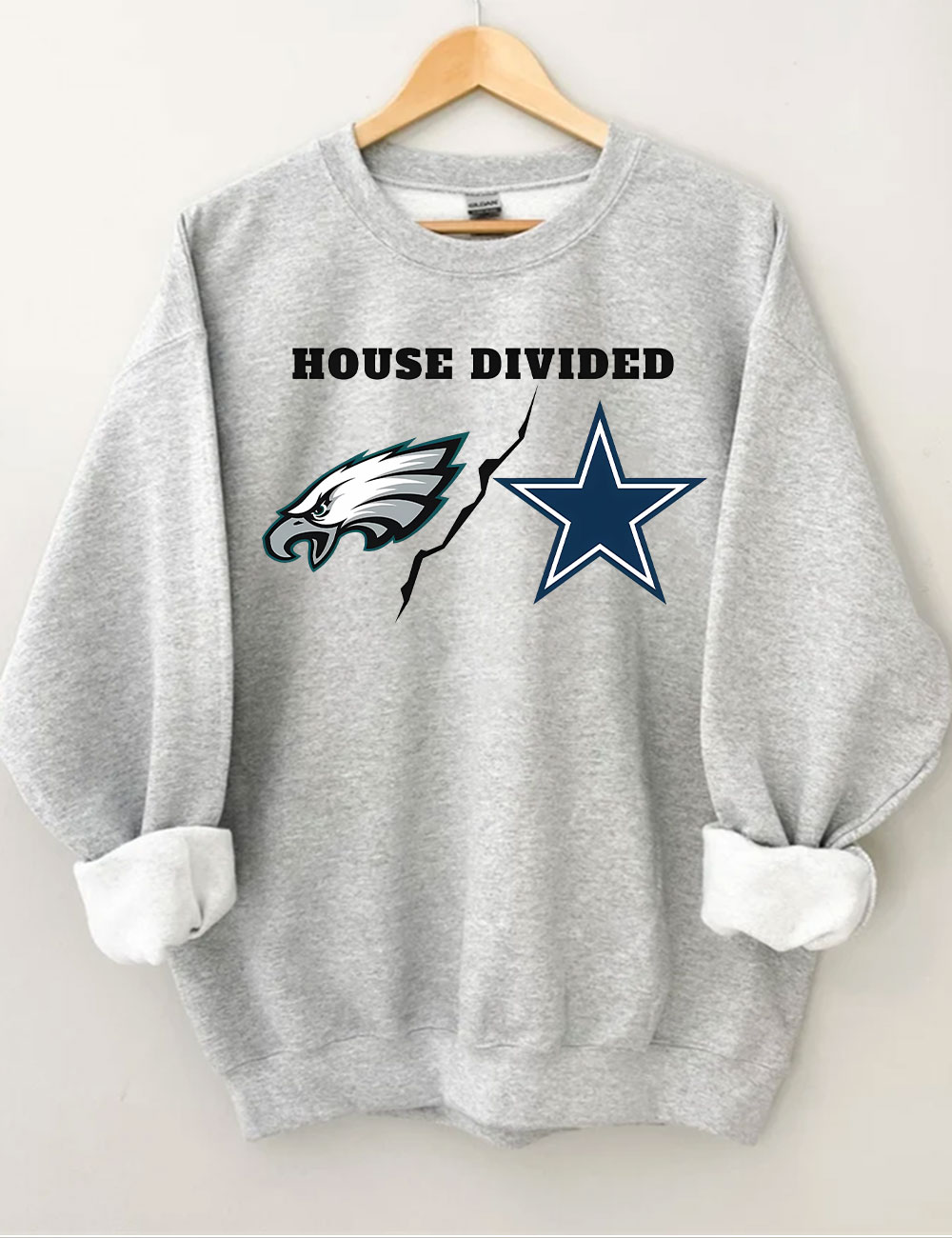 NFL CUSTOMIZED UNISEX House Divided Sweatshirt