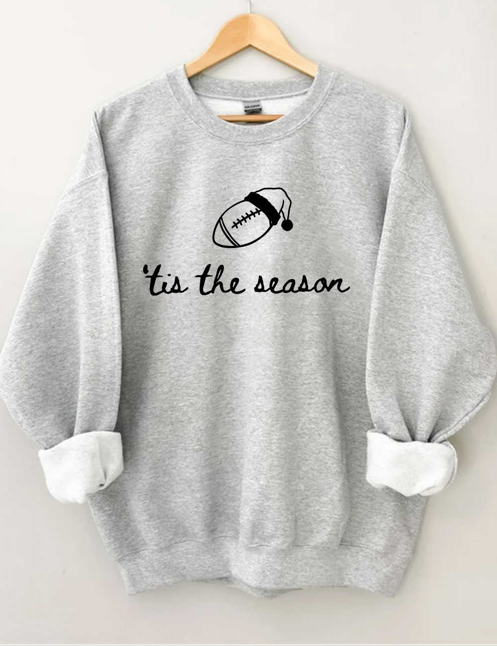 Tis the Season Christmas Football Sweatshirt