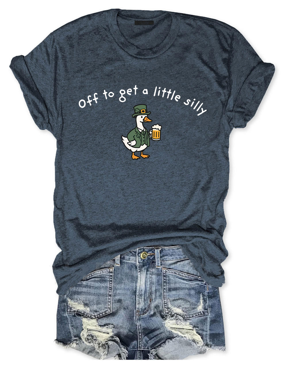 St Patricks Day Goose Funny T-Shirt
