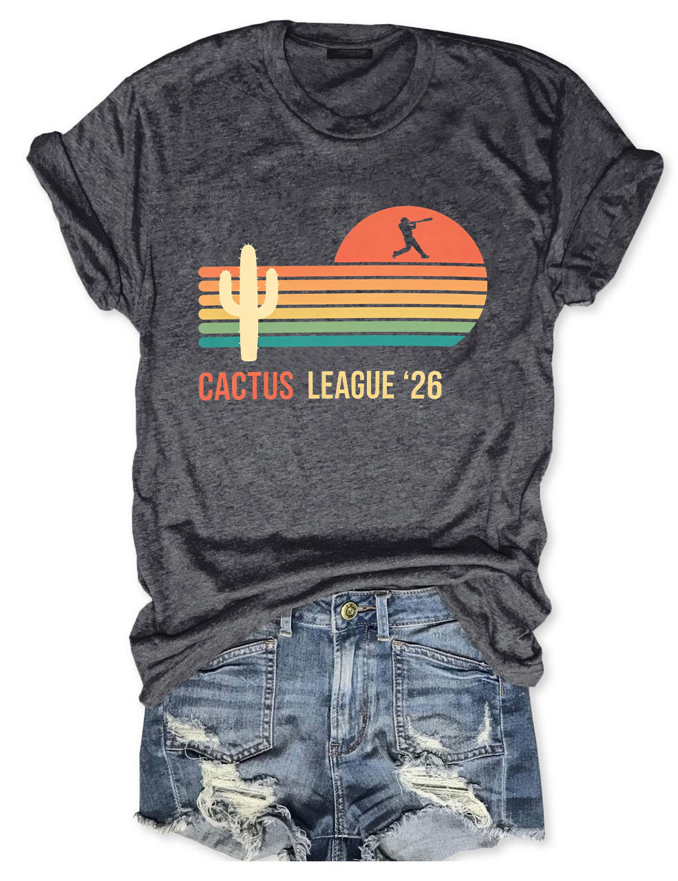 MLB Cactus League '26 Retro Baseball T-Shirt