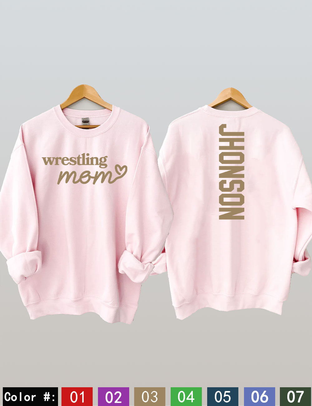 Custom Wrestling Mom Sweatshirt
