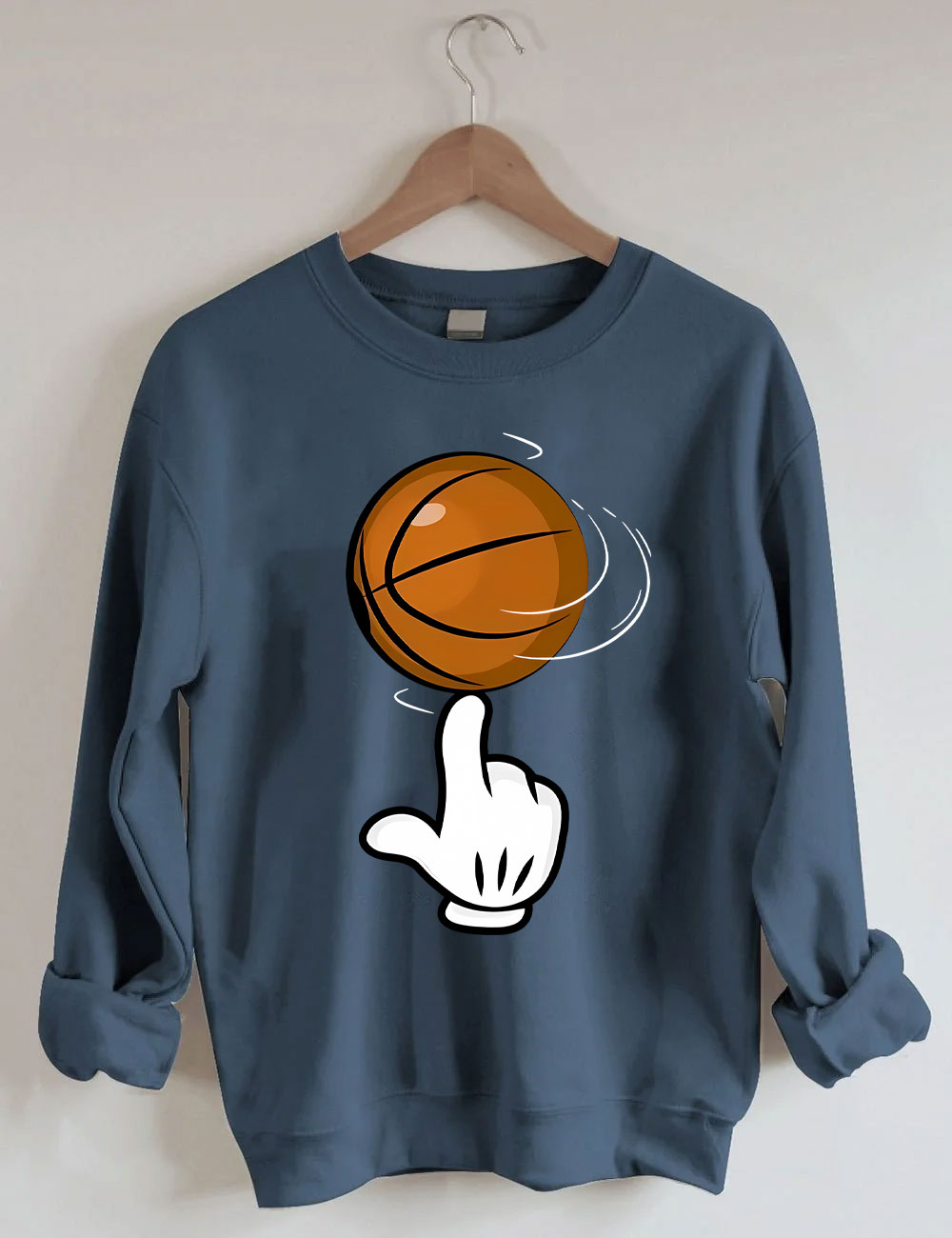 Basketball Finger Sweatshirt