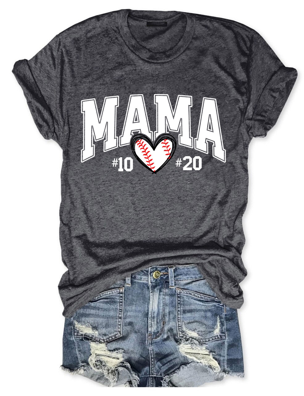 Custom Baseball Mom T-Shirt