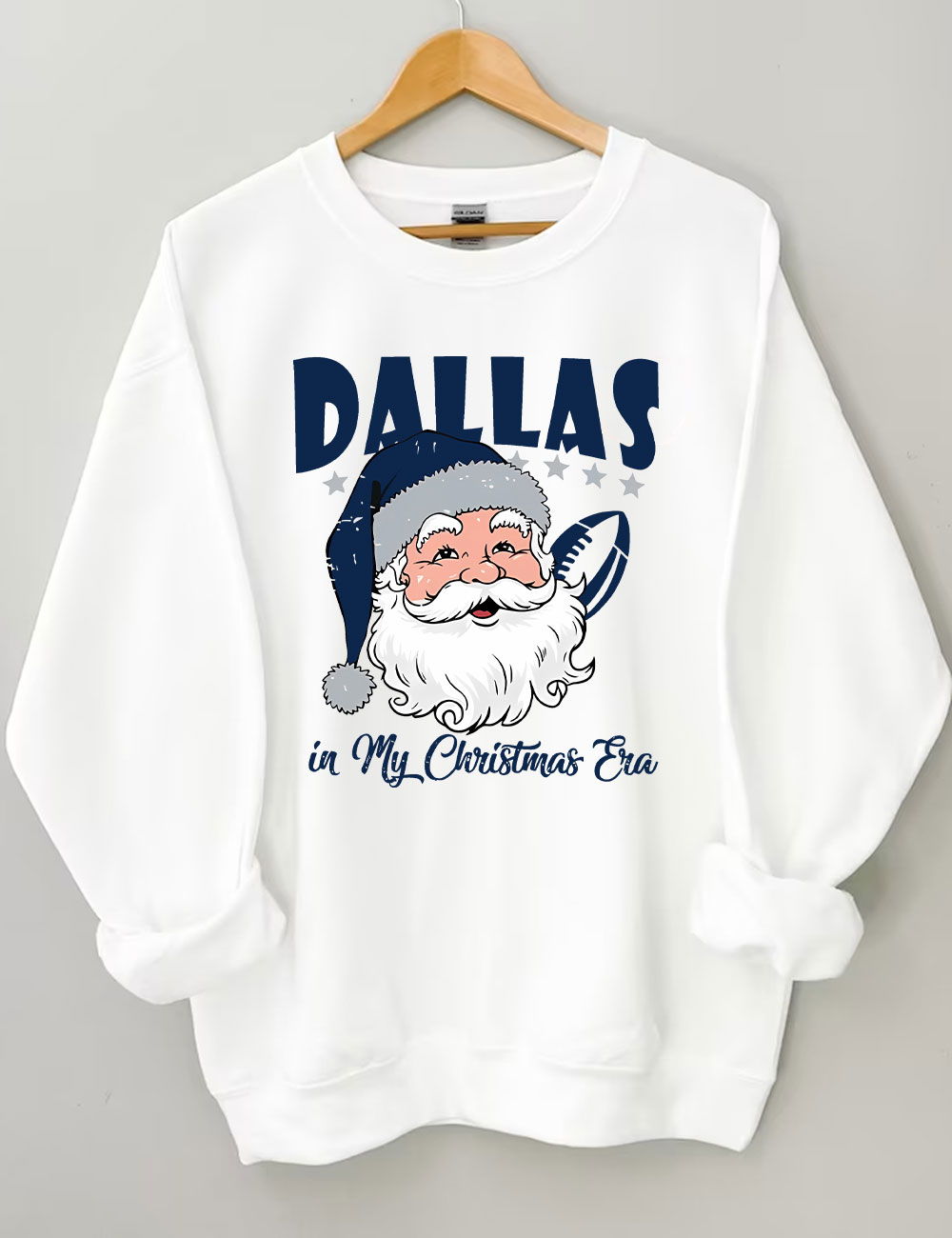 Vintage Dallas Football In My Christmas Era Sweatshirt