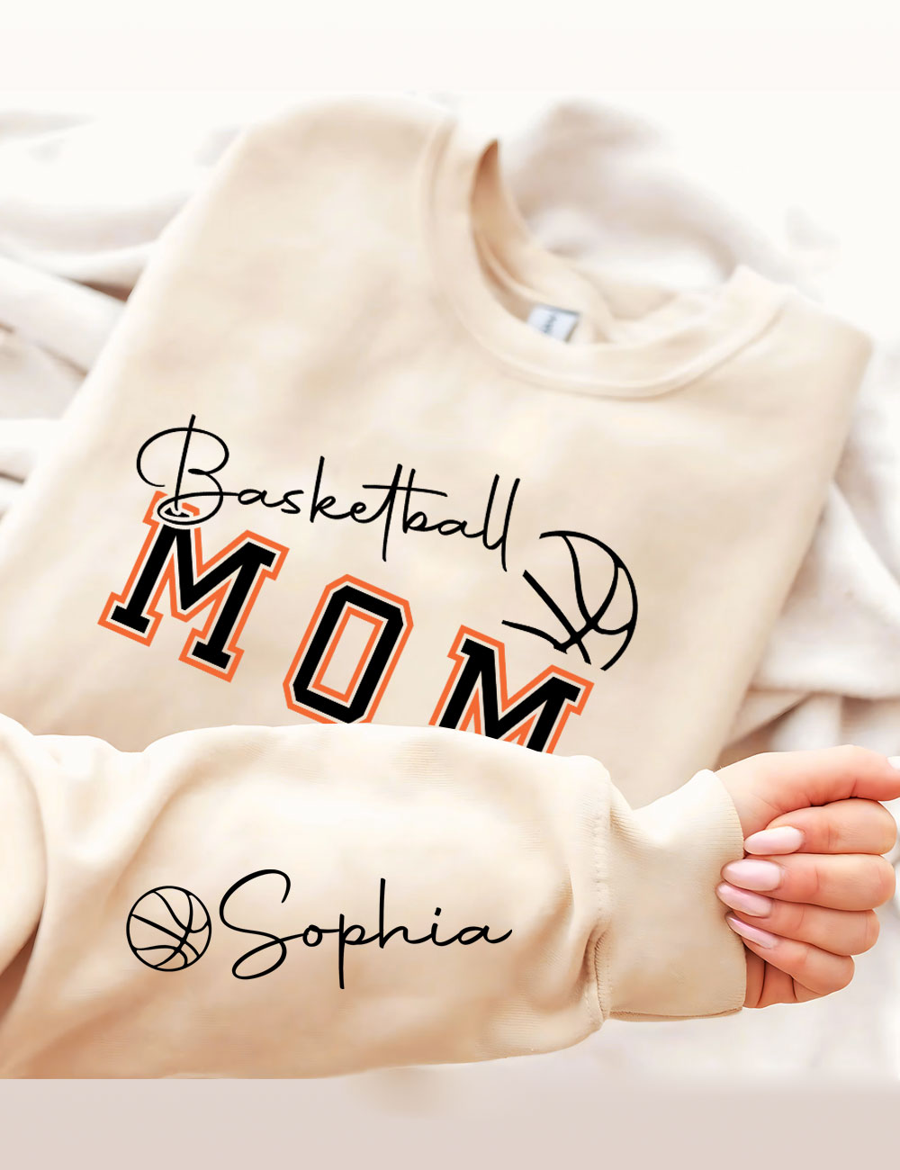 Custom Basketball Mom Sweatshirt