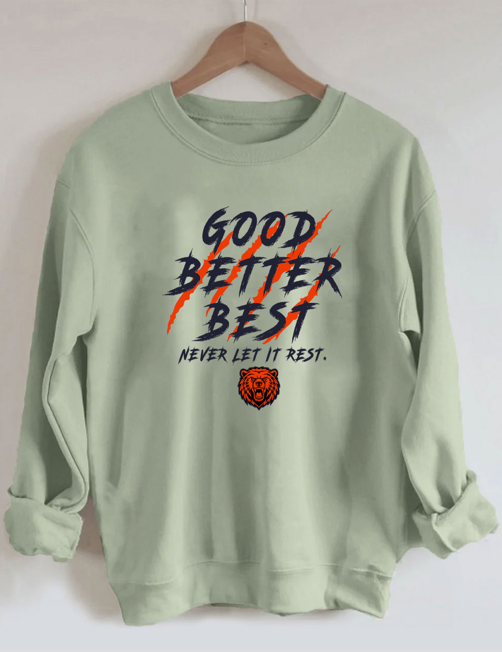 Chicago Football Good Better Best Funny Sweatshirt